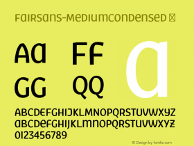 FairSans-MediumCondensed