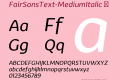 FairSansText-MediumItalic