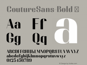 CoutureSans-Bold