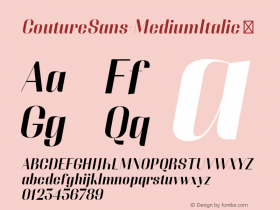 CoutureSans-MediumItalic