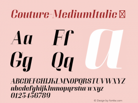 Couture-MediumItalic