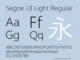 Segoe UI Light