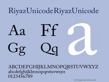 Riyaz Unicode