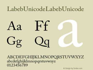 Labeb Unicode