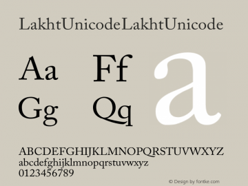 Lakht Unicode