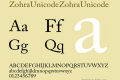 Zohra Unicode