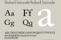 Sulus Unicode