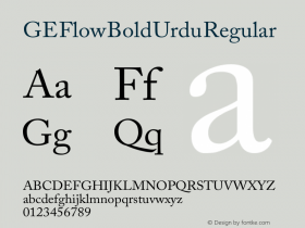 GE Flow Bold Urdu