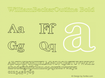 WilliamBeckerOutline