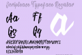 Scriptease Typeface