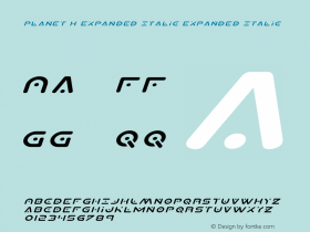 Planet X Expanded Italic