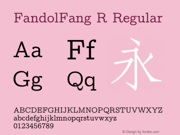 FandolFang R