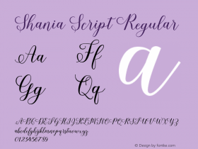 Shania Script