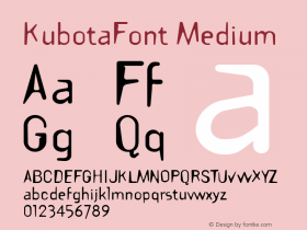 KubotaFont