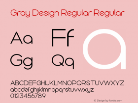 Gray Design Regular