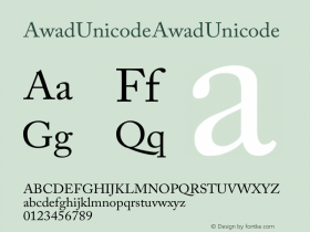 Awad Unicode