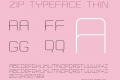 Zip Typeface