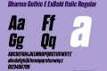 Dharma Gothic E ExBold Italic