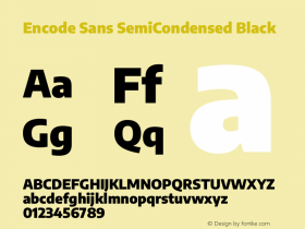 Encode Sans SemiCondensed