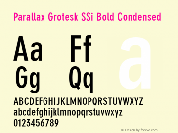 Parallax Grotesk SSi