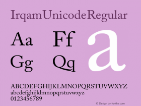 Irqam Unicode