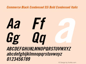 Commerce Black Condensed SSi