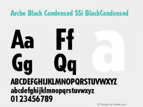 Arche Black Condensed SSi