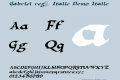 Gabriel reg. Italic