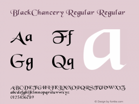 BlackChancery Regular