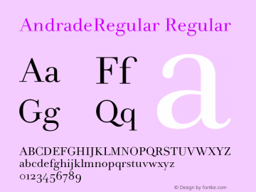 AndradeRegular