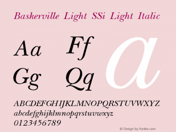 Baskerville Light SSi