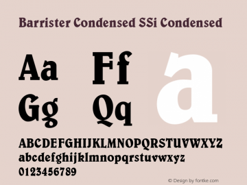 Barrister Condensed SSi