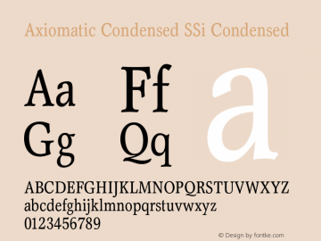 Axiomatic Condensed SSi