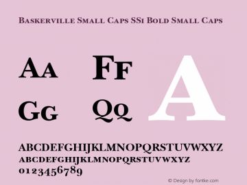 Baskerville Small Caps SSi