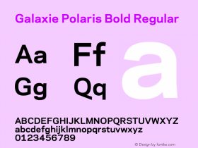 Galaxie Polaris Bold