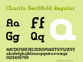 Charifa SerifBold