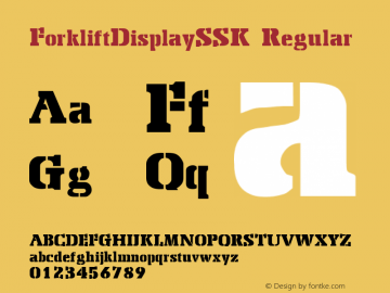 ForkliftDisplaySSK