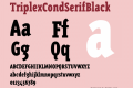 TriplexCondSerifBlack