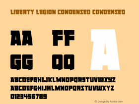 Liberty Legion Condensed