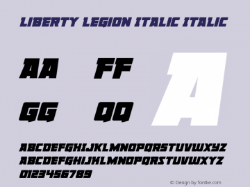 Liberty Legion Italic
