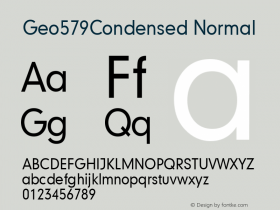 Geo579Condensed