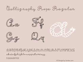 Calligraphy Rope