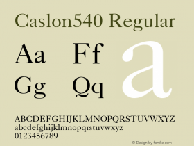 Caslon540