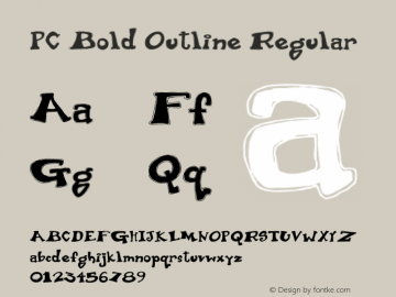 PC Bold Outline