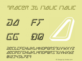 Tracer 3D Italic