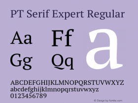 PT Serif Expert