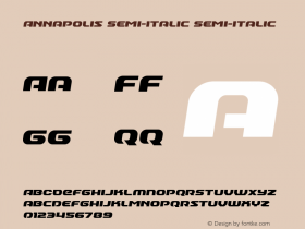 Annapolis Semi-Italic