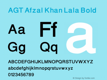 AGT Afzal Khan Lala Bold