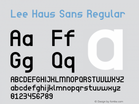 Lee Haus Sans