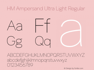 HM Ampersand Ultra Light